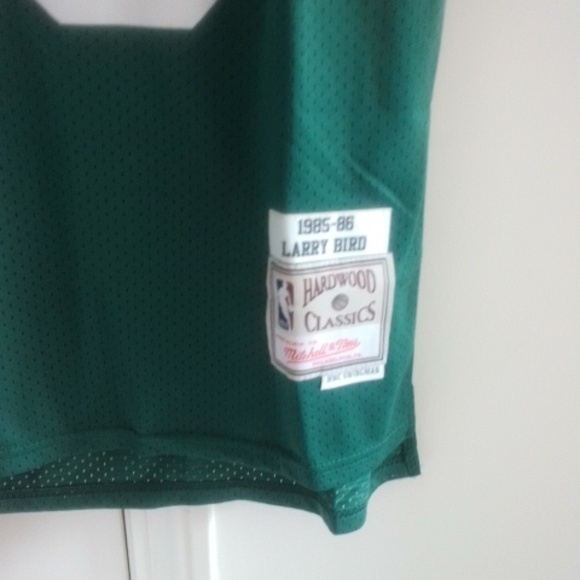NWT Larry Bird jersey Mitchell & Ness Green Basketball Jersey - Picture 3 of 4